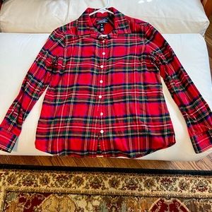 Land’s End Flannel Button up